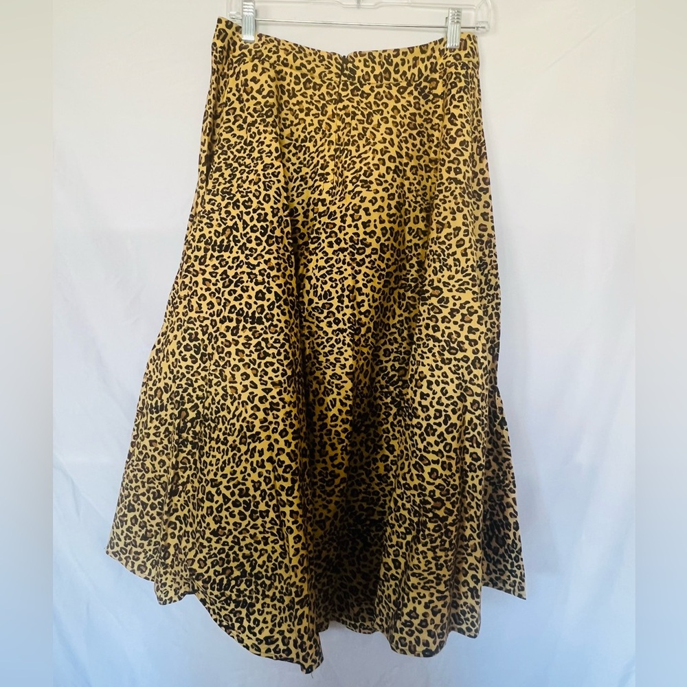 FARM Rio Jaguar Print Crop Top & Skirt Set Matching - Resort Chic - Sz L - NWT - Picture 6 of 8